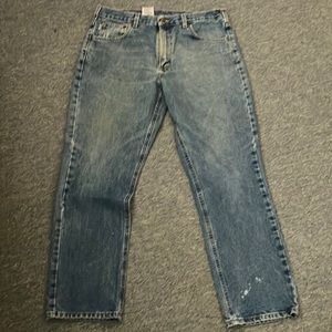 NEW Carhartt washed denim blue jeans